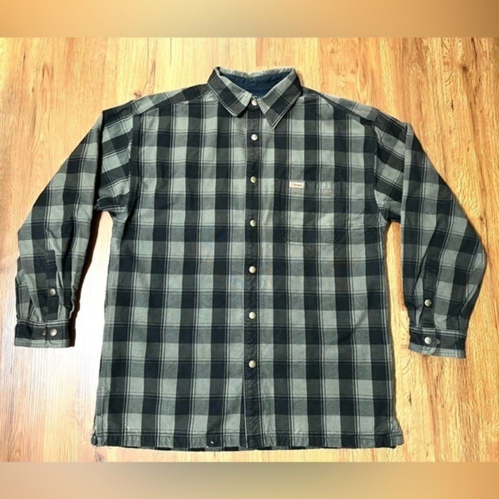 Carhartt Plaid Snap‎ Up 100% Cotton Jacket